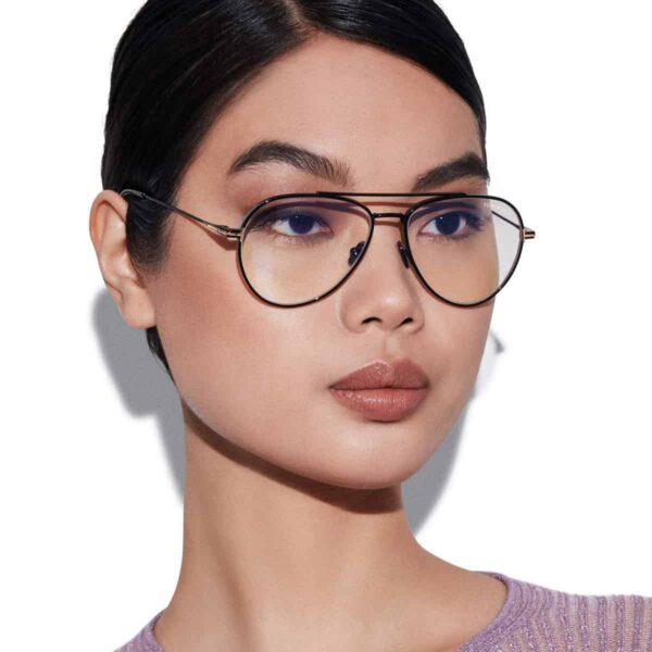 Tom Ford FT5800-B 001 56 Blue Filter - Image 3